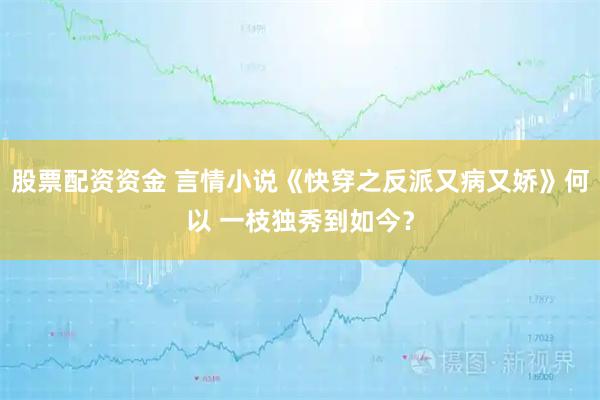 股票配资资金 言情小说《快穿之反派又病又娇》何以 一枝独秀到如今？